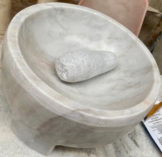 Molcajete blanco (Mármol)