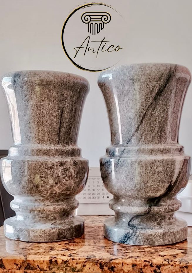 Florero café (Mármol)